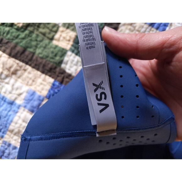 Victoria's Secret VSX Front Zip Sports Bra Size 36DDD Turquoise Blue NWT - Picture 5 of 9